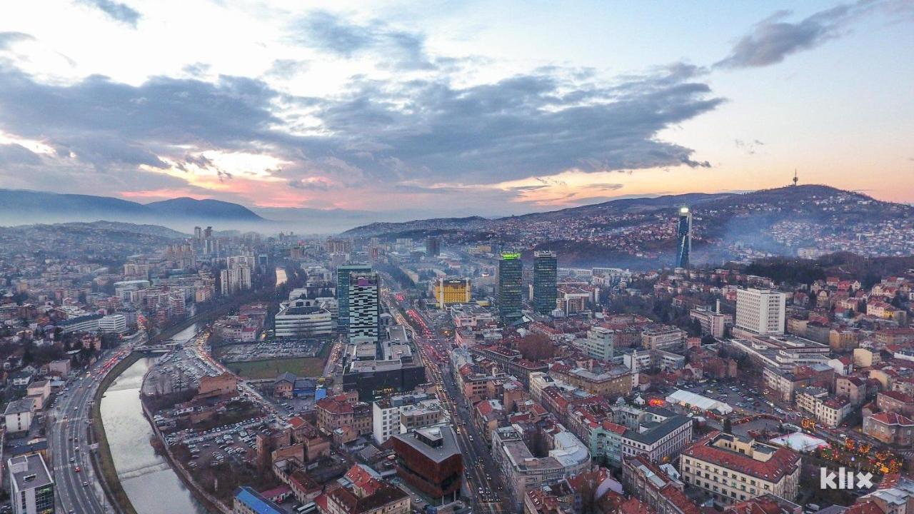 شقة Sarajevo Tower 21 New And Unique المظهر الخارجي الصورة